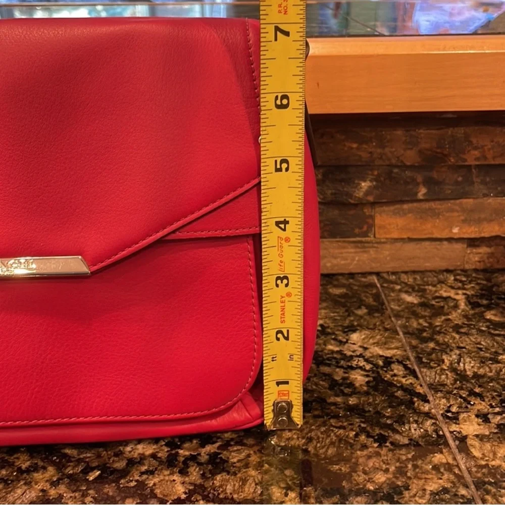 Coach F31844 Taylor leather Mini Flap Crossbody, Berry